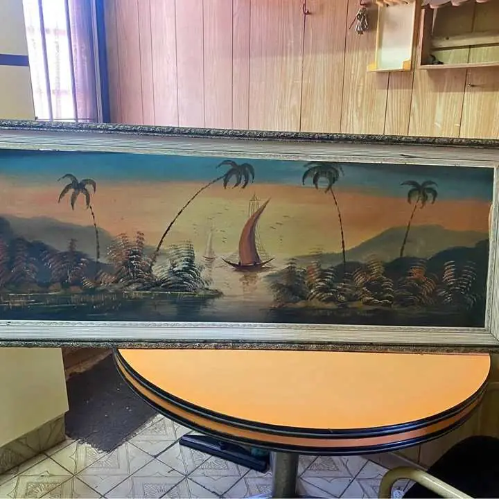 Cuadro antiguo 1.32 x 52 cm