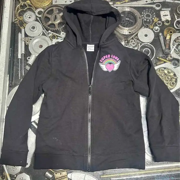 Campera niña de grisino 11-12 años negra