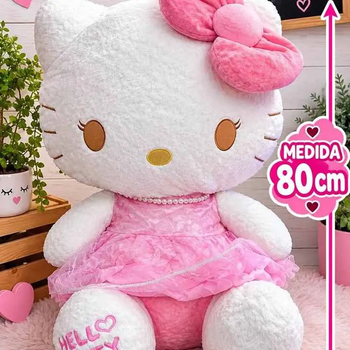 Peluche hello kitty 80 cm gigante