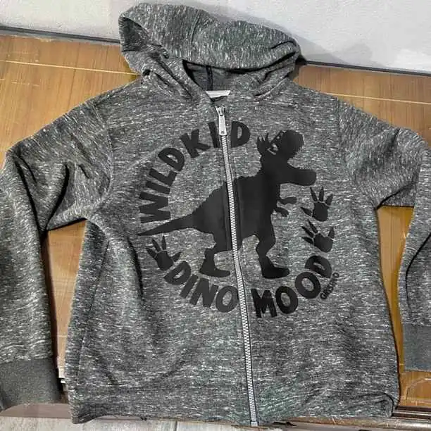 Campera grisino nene rustica talle 10/12
