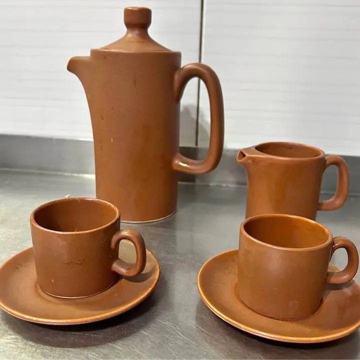 Juego de barro para cafe