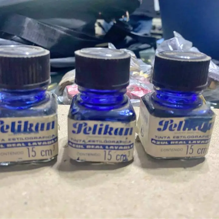 Tintas pelikan azul x 3