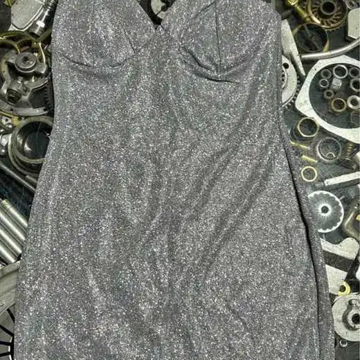 Vestido corto brilloso