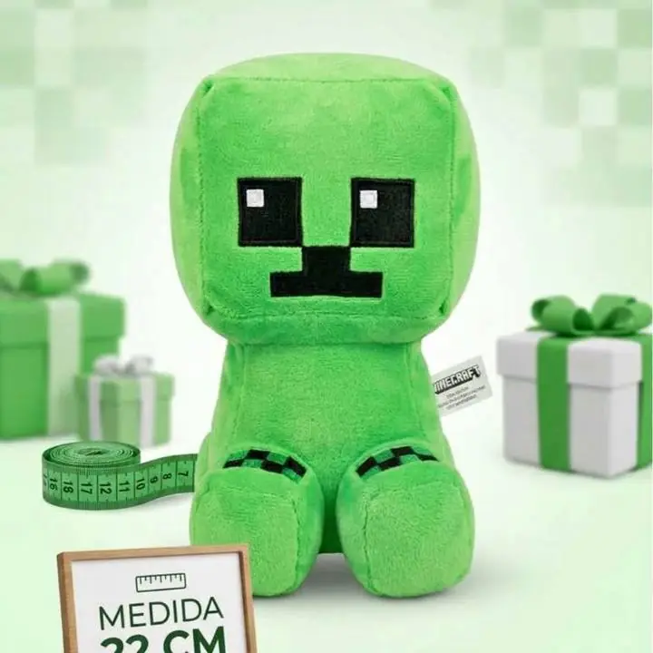 Peluche creeper de minecraft