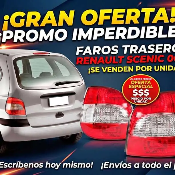 Faro trasero Scenic modelo nuevo 00 en adelante