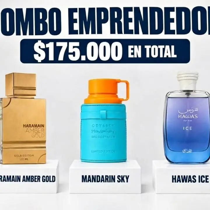 Combo de 3 perfumes árabes | $175.000