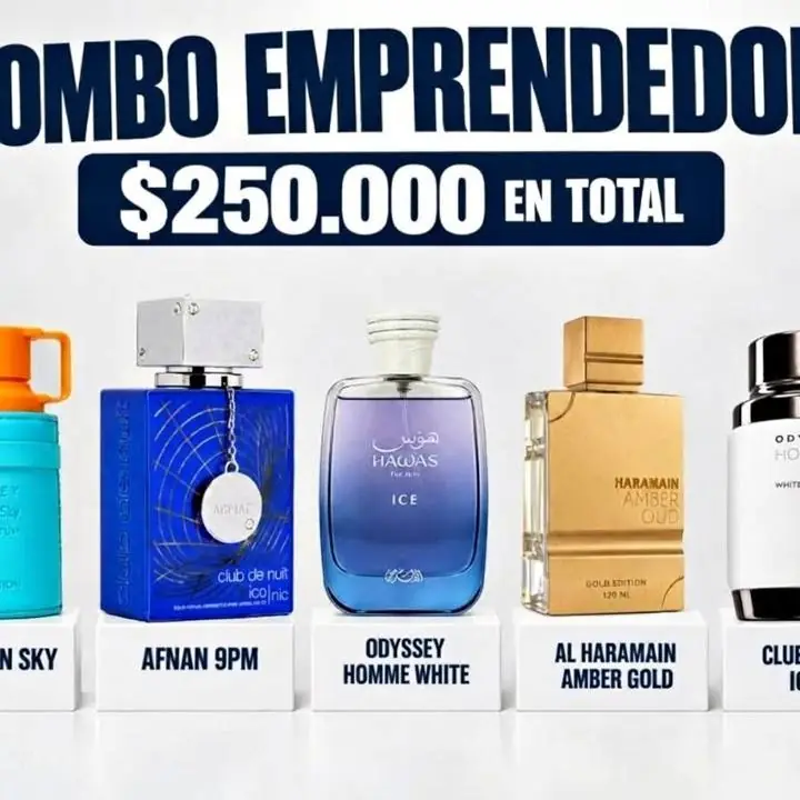 Combo de 5 perfumes árabes | $250.000