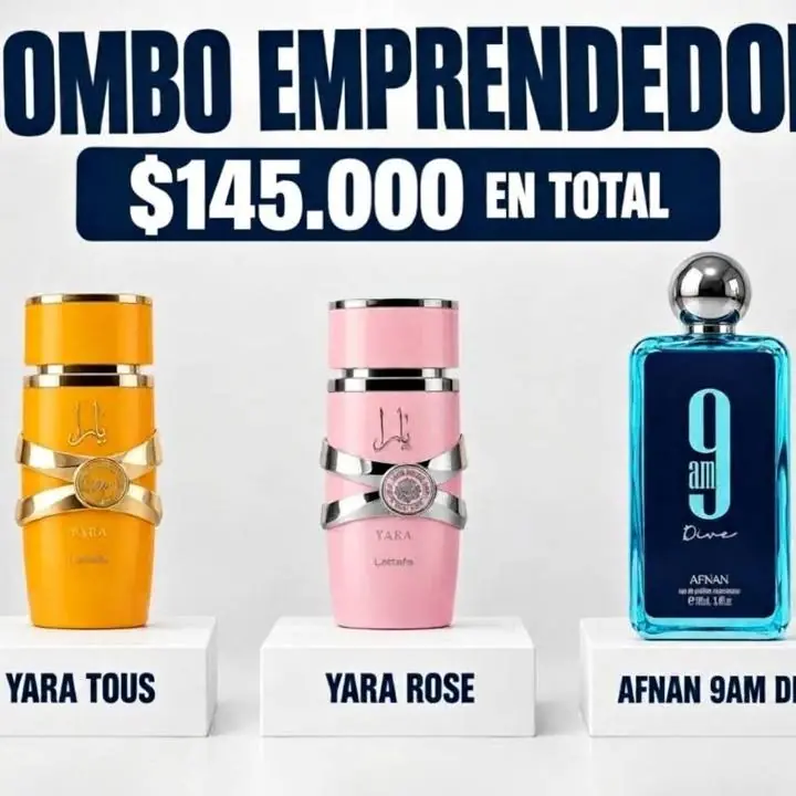Combo de 3 perfumes árabes | $145.000