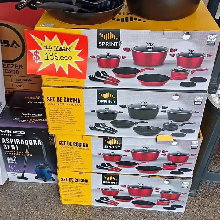 Sed de cocina Juego de 15 piezas