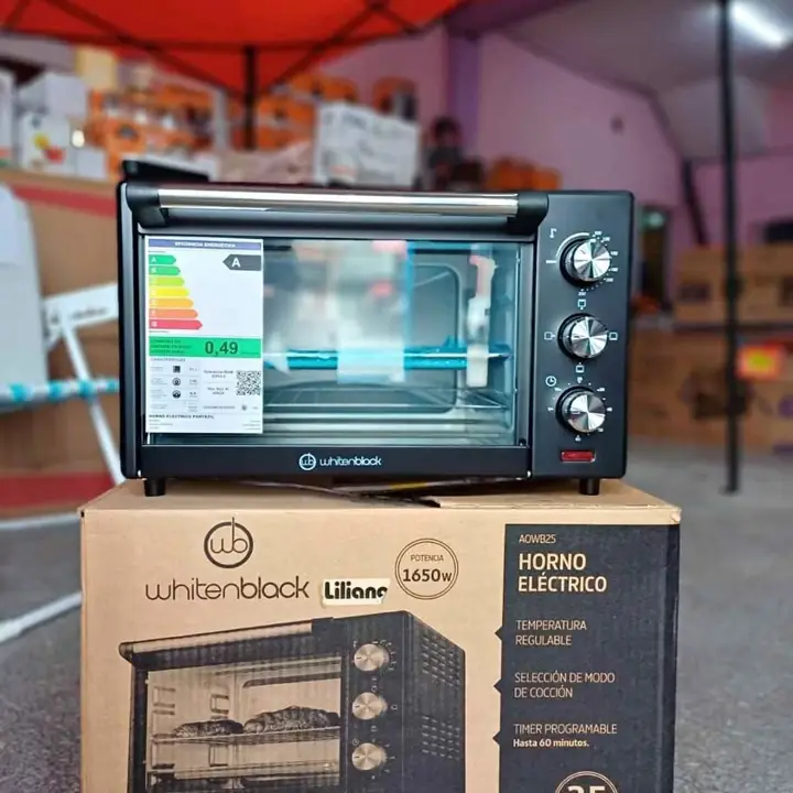 AOWB25 horno electrico whitenblack 25LTS $79.000