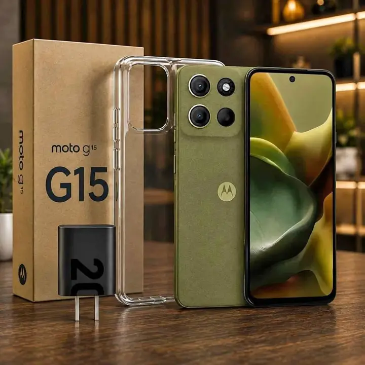 Celular moto G15 4/256 GB IMPORTADO $290.000 desbloqueado para que elijas tu compañía tele
