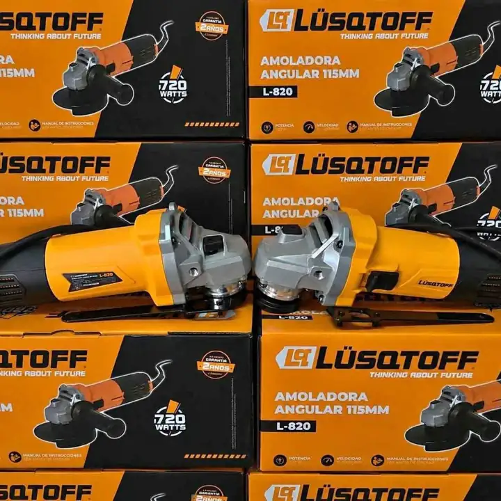 Amoladora angular Lusqtoff 115MM L-820 $43.000