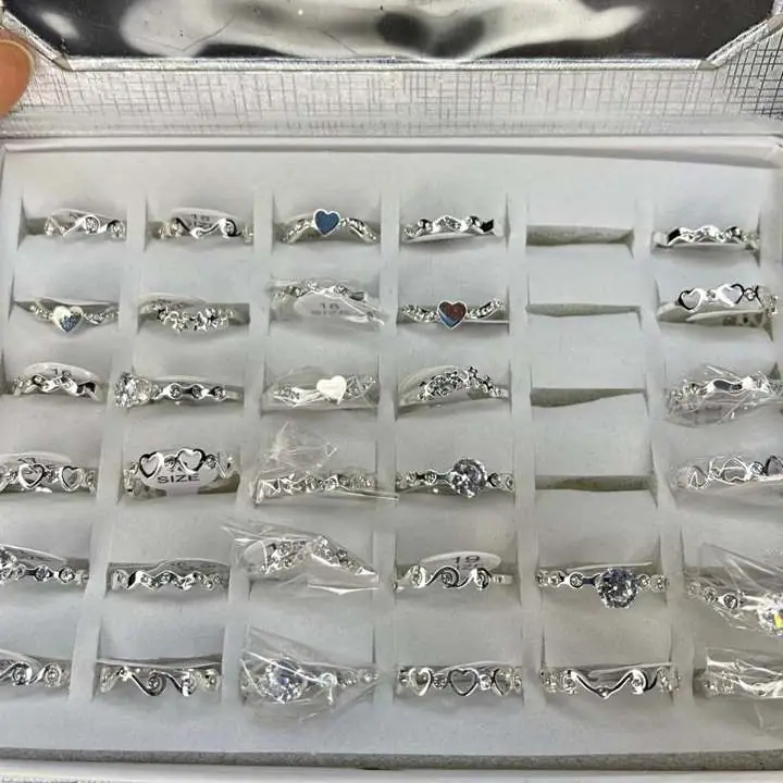Anillos acero blanco
