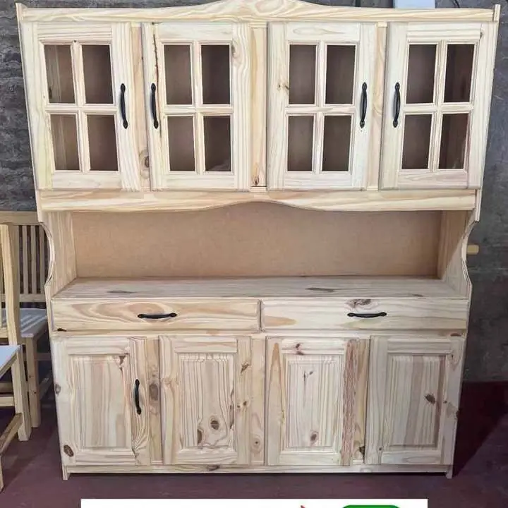 Modular de 1,60 de madera maciza con manijas de regalo