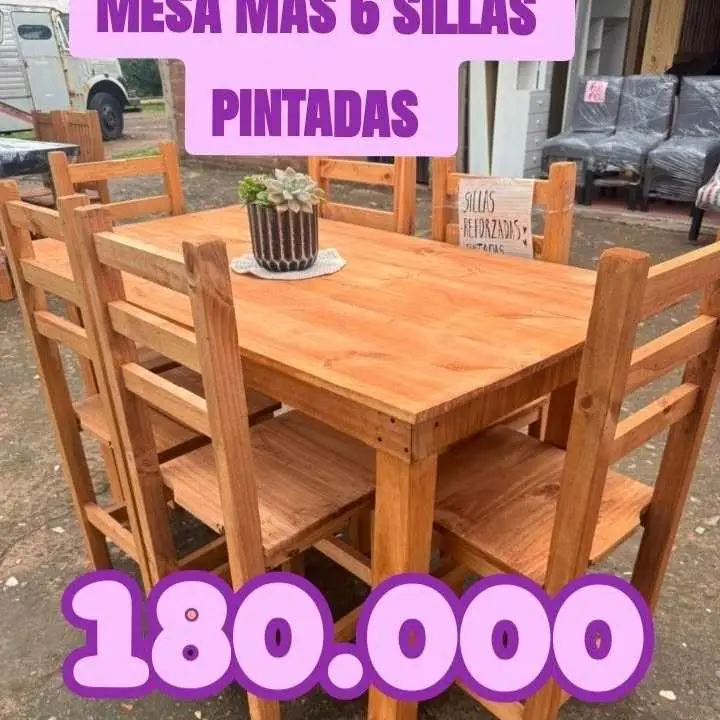 Mesa y silla