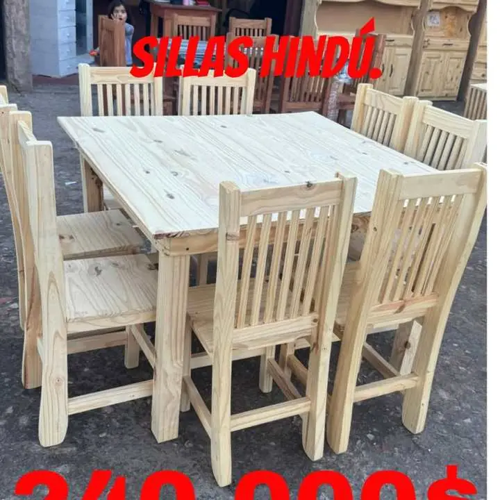 Mesa y sillas