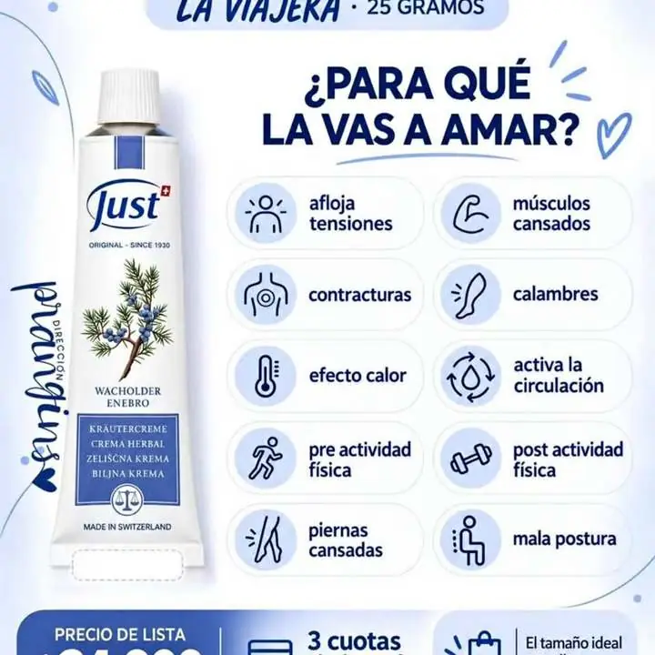 Crema de enebro just