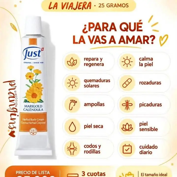 Crema de calendula just
