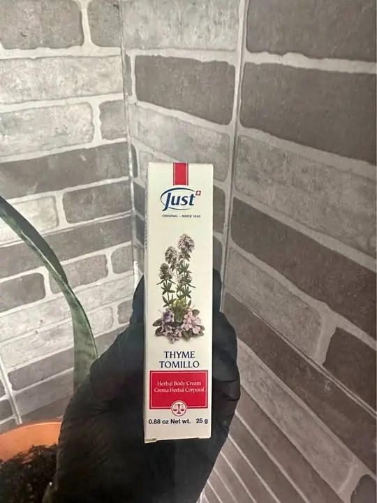 Oferta crema de tomillo