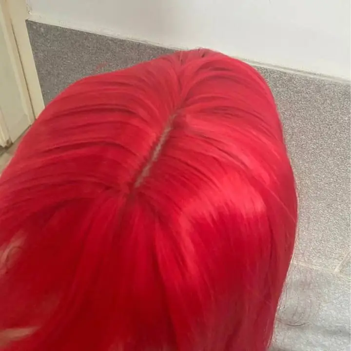 Peluca kanekalo rojo 70cm