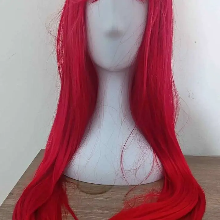 Peluca kanekalon roja