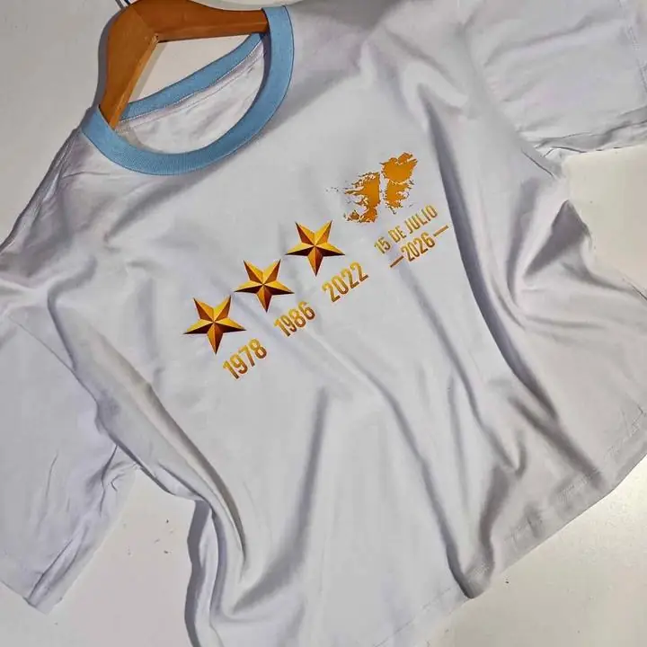 Remeras 3 estrellas mujer