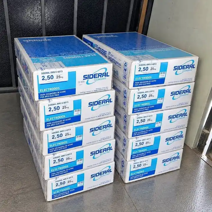 Electrodos Sideral AWS E-6013 2,50 mm x 25 kg