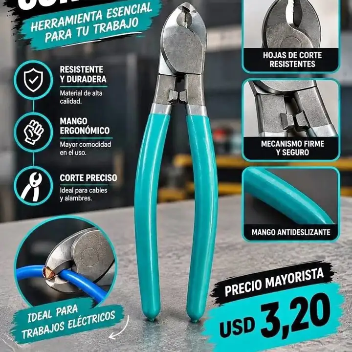 Pinza cortacables profesional | precio mayorista