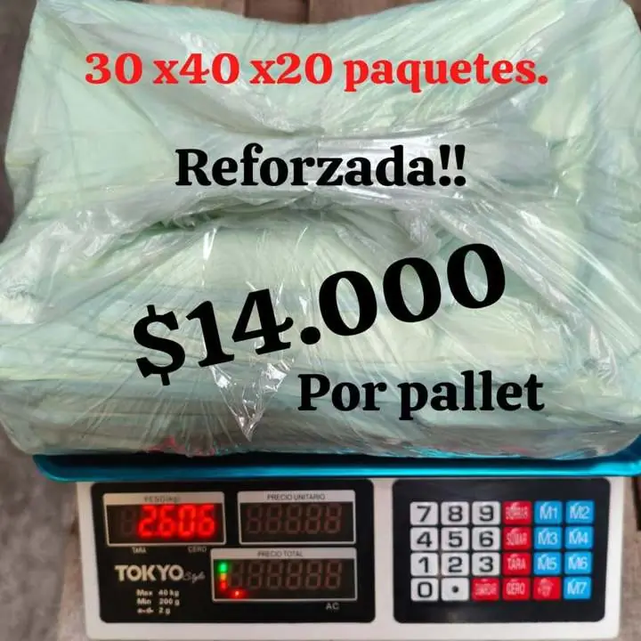 Bolsas camisetas reforzada