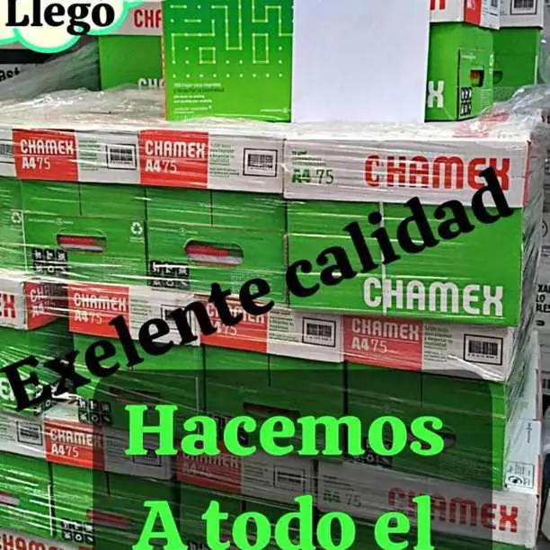 Hojas A4 blancas