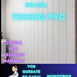 Machimbre Pvc para Techos y paredes / Todos los materiales / ~Envios sin Cargo