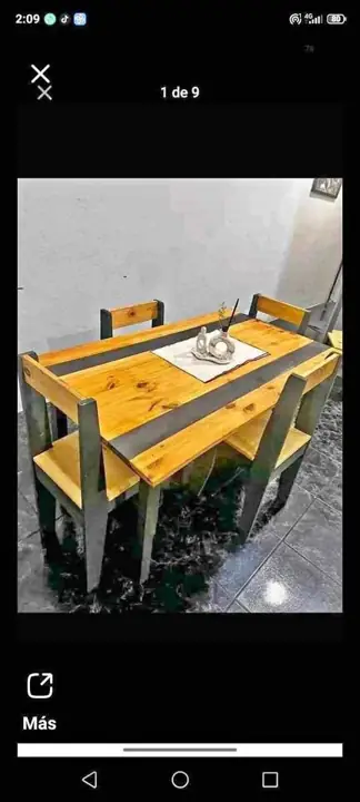 Juegos de mesas y sillas! de pino macizo