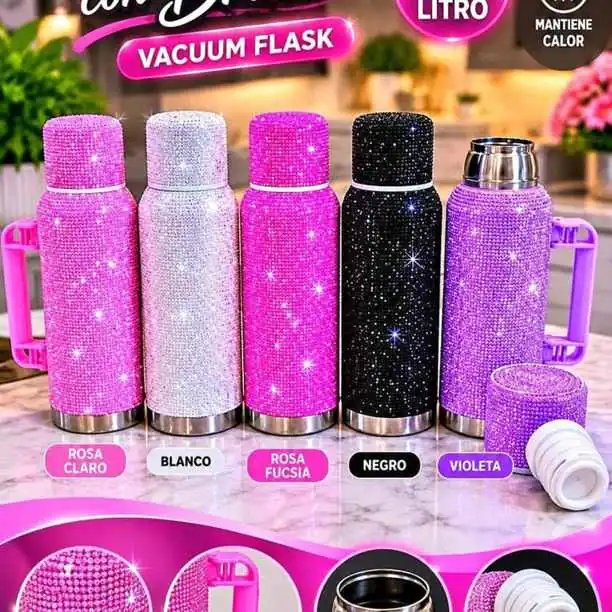 Termo con brillo vacuum flask