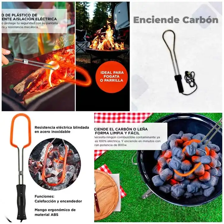 Enciende carbon en 5 minutos
