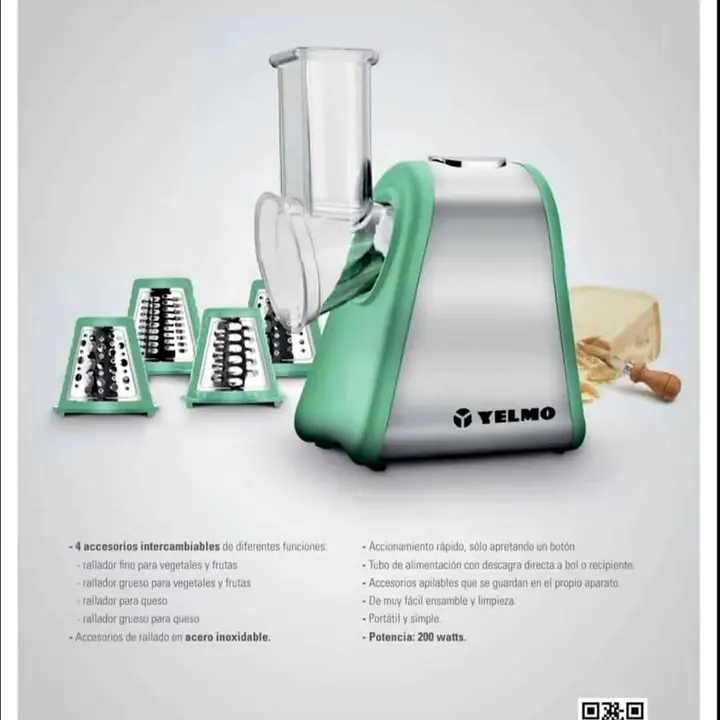 Rallador eléctrico yelmo