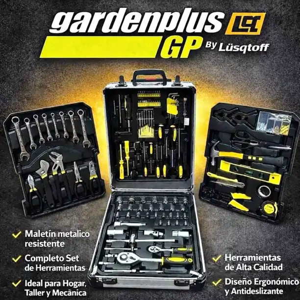 Set de herramientas x 186 piezas gardenplus