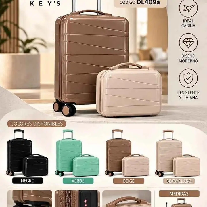 Set valija carry on + beauty