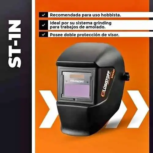 Máscara fotosensible para soldar lusqtoff