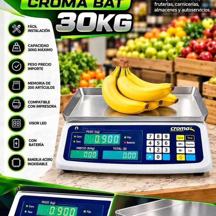 Balanza croma 30 KG