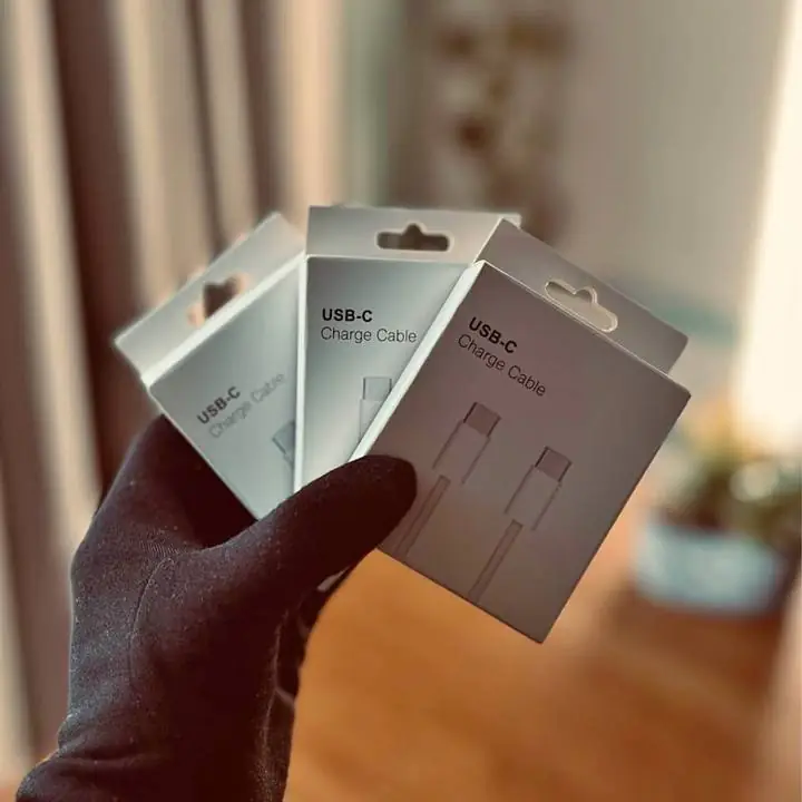 Venta por mayor X10 cables P/iPhone USB-C a USB-c| nuevos en caja sellada