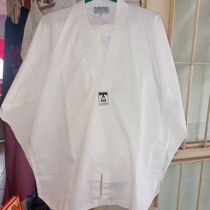 Dobok teakwondo Talle 48 Cibturon Blanco