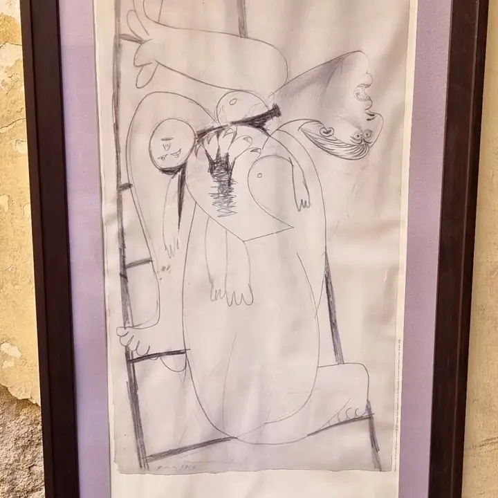 Lámina Picasso, "25 aniversario del Guernika"