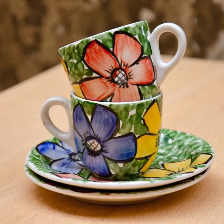 Duo de tazas FLOREDAS