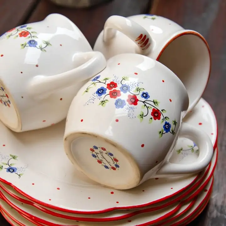 Juego de Platos “Floreados”