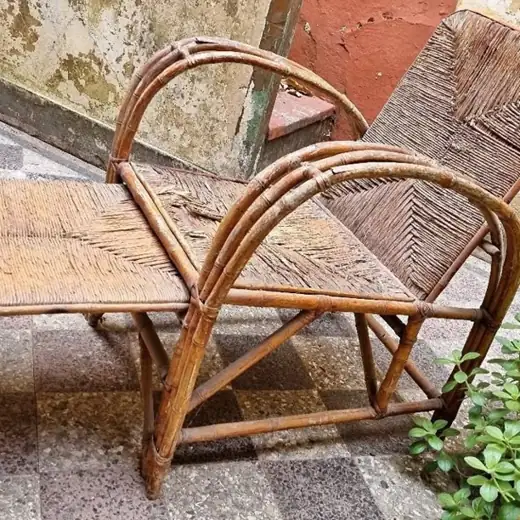 Reposeras de mimbre