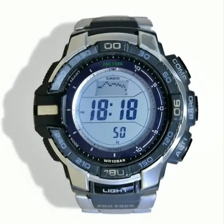 Reloj Casio Pro Trek PRG270D-7 Acero Inoxidable Original