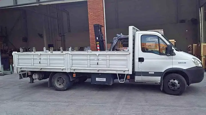 Carroceria baranda volcable