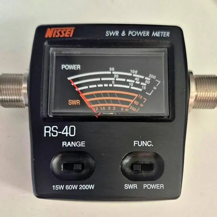 Medidor de ROE y Potencia NISSEI RS-40 VHF - UHF Impecable !
