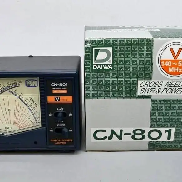 Medidor de ROE y Potencia Daiwa CN-801 VHF y UHF Nuevo en caja