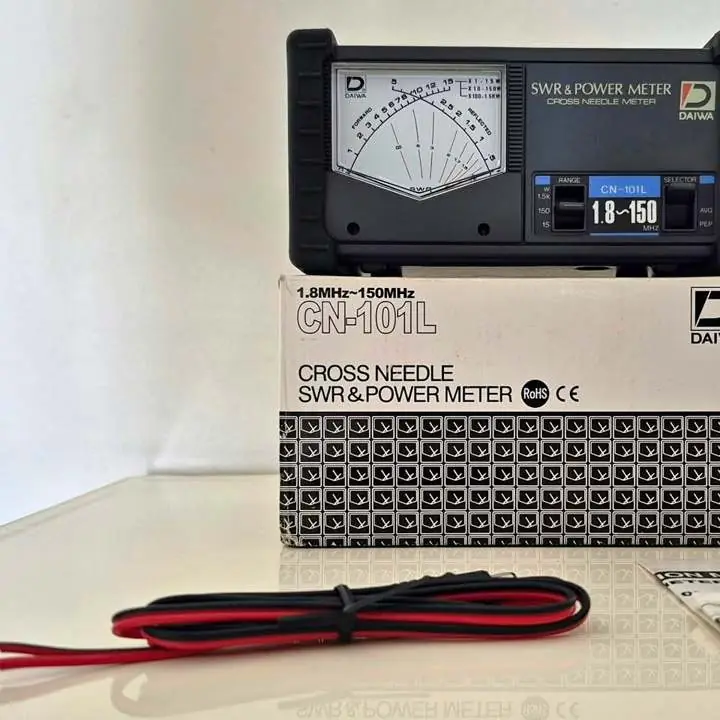 Medidor de ROE y Potencia DAIWA CN-101L HF y VHF Como nuevo !